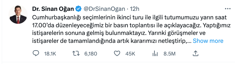 sinan ogan dan ikinci tur aciklamasi