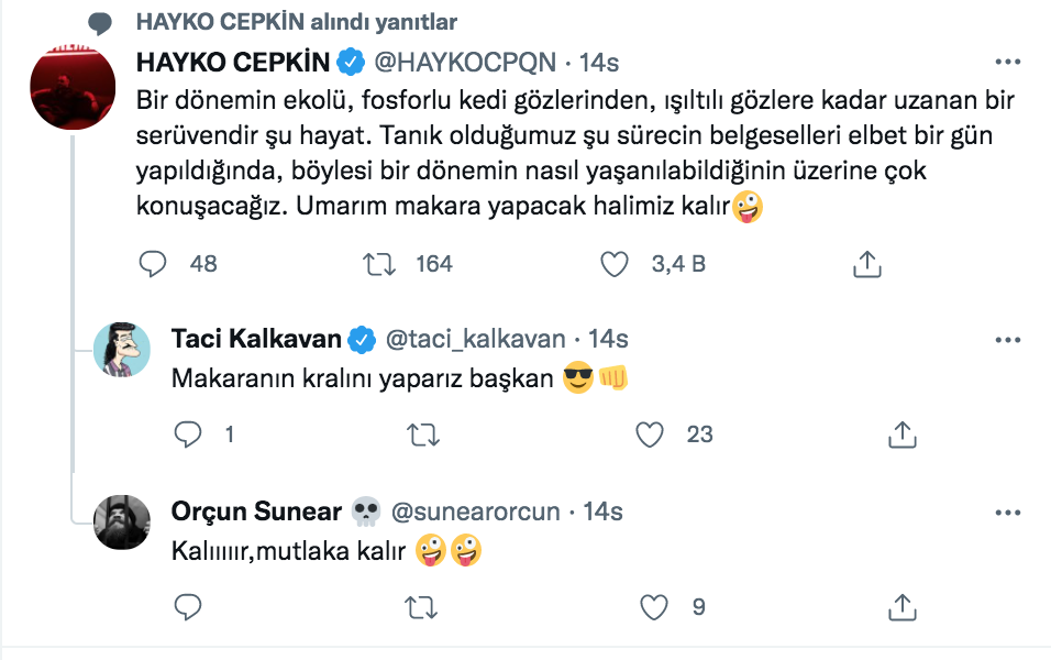 hayko cepkin in gundem aciklamalari olay oldu