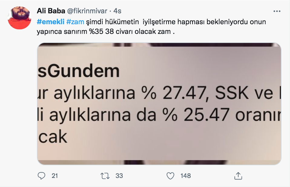 sosyal medyada emekliye zam haberlerine tepkiler 7