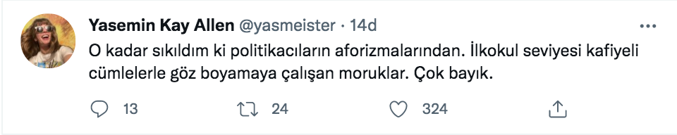 yasemin kay allen den siyasilere sert sozler