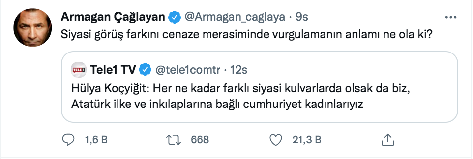 armagan caglayan dan hulya kocyigit e fatma girik tepkisi 